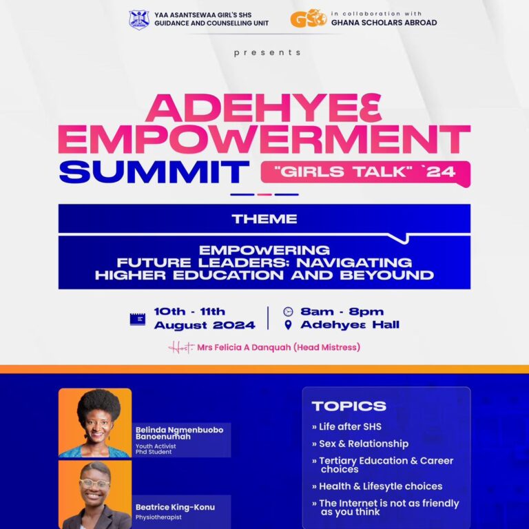 Adehyɛ Empowerment Summit: "Girls Talk" '24 - Empowering the Next Generation